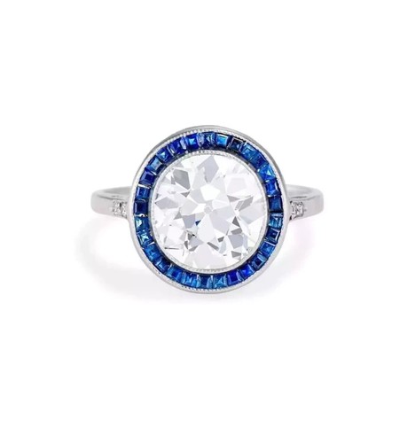 Bague mariage style art - de,