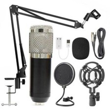 Microphone à Condensateur Kit BM-800 Micro Studio Bras pour PC,Gamer,Youtubeur