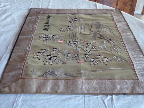 Asiatique panneau broderie - ce,