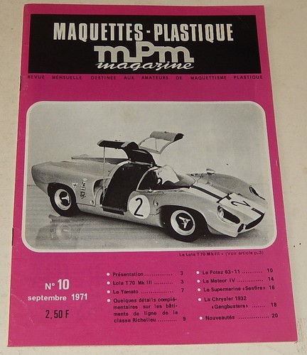 Maquettes plastique mpm - plastique,