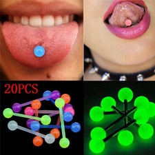 Lot de 20 piercings de langue