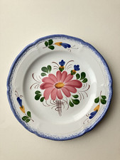 Assiette Vintage Peinte Main