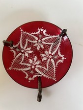 Rare Coupelle  Baguier Ancien Cristal