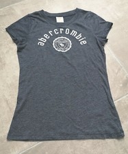 Tee shirt fille 10 ans ABERCROMBIE Kids manches courtes bleu 100% coton
