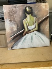 tableau danseuse 100 x 100 cm