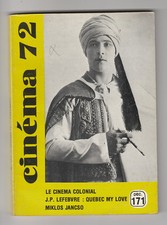 CINEMA 72 N° 171 FERNANDEL KEN LOACH ROBERT CHARLEBOIS YVES MONTAND BERGMAN