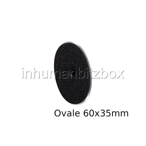 Socle base ovale 60x35mm - socle,
