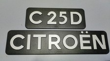 Logo Badge Emblème Monogramme CITROËN C25D