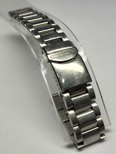 Swatch 17mm silver tone - swatch,