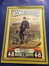 CARTE DOUBLE CP BICYCLETTE