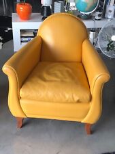 fauteuils club Lyra de Poltrona Frau, qualité exceptionnelle, tout cuir. 