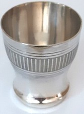 TIMBALE ANCIENNE EN METAL ARGENTE