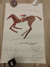 Affiche Offset 1990 Prix Jean Gabin 60x40 Cm Perce Neige  Folon Tchernia Brialy 