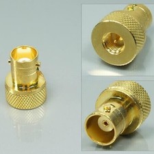 10 pcs Gold SMA to BNC adaptor