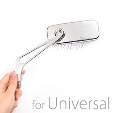 rétroviseurs chromé moto