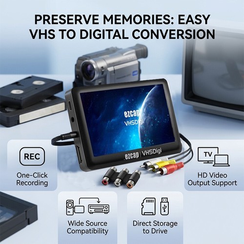 Vcr vhs video digital - vhs,
