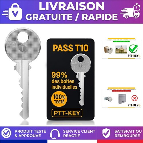 Ptt key clé pass - clé, t10