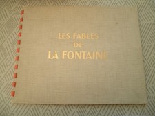 ANCIEN  livre " Les fables de la fontaine de 1946