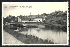 CPA Grammont, Ecluse et vue sur la Dendre 