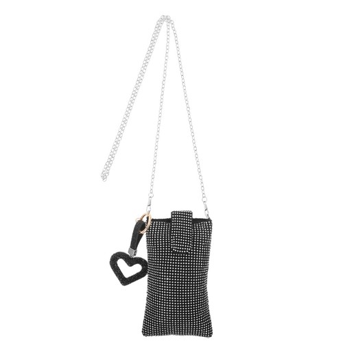 Sac bandoulière strass pour