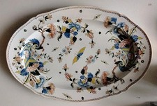 Grand  Plat  Ovale  En Faïence De  Gien