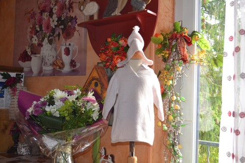Burnous blanc casse bonpoint - blanc,