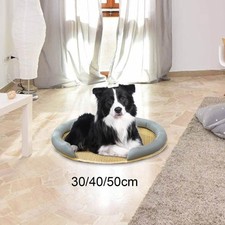 Tapis de refroidissement pour animaux de compagnie en rotin Lit de sommeil