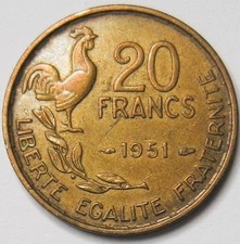 Pièce de monnaie 20 Francs G