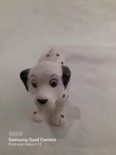 Figurine Chiot Dalmatien,  Joyeuse Deco, Romantique, Shabby Chic, Noir Et Blanc,