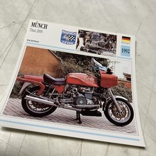 Münch 2000 Titan carte moto collection Atlas Allemagne
