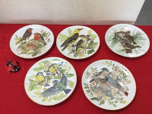 Lot wwf bird plate robins - lot,