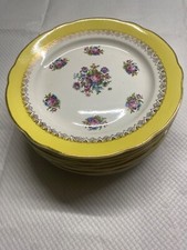 Lot de 10 assiettes à dessert Sarreguemines modèle Graziella véritable opaque