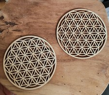 Fleur de vie en bois