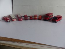Lot véhicules miniatures Pompiers