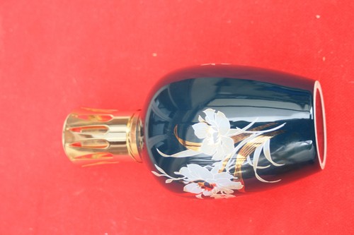 Lampe berger bleu fleurs - lampe,