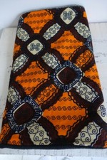 Snood, tour de cou, écharpe en tissu africain wax doublé polaire AfrikNCo