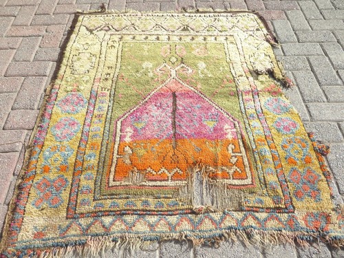 Tapis turc ancien fait - tapis, ancien,