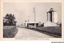 CAR-ABGP9-0926-91 - LIMOURS - la coopérative et le silo à grain