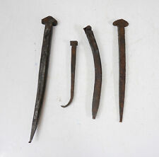 Lot ancien grand clou de charpente fer forgé 17 th