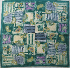 - Foulard ELENA MIRO  soie TBEG  vintage Scarf  87 x 88 cm