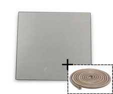 Vitre pour poêles à