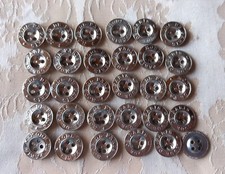 36 ANCIENS BOUTONS DE PARIS EN