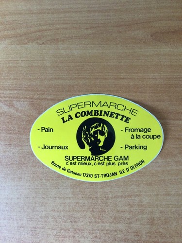 Autocollant supermarche - supermarche, la