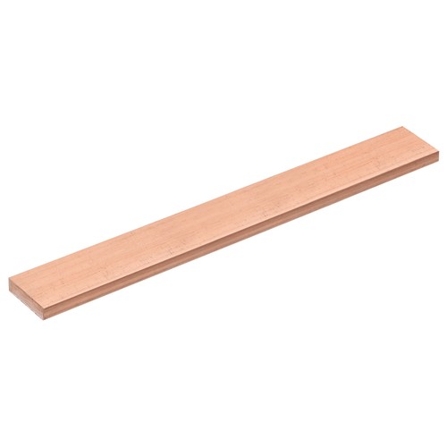 Barre plate cuivre 4 - barre, 1/4"