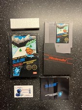 Jeux Nintendo NES Slalom Black Box complet En Boîte Cartouche FRA Notice ASD