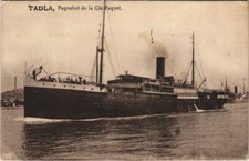 CPA AK Tadla - Paquebot de la Cie Paquet SHIPS (1203447)