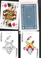 grand jeu de 54 cartes complet boite 14,5 par 9,5cm 2 jokers