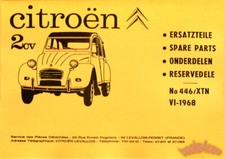 Citroen Manuel De Pièces 2CV