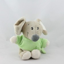 Doudou musical souris beige verte TIAMO COLLECTION - 18723