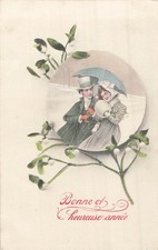 CP ILLUSTREE BONNE ANNEE